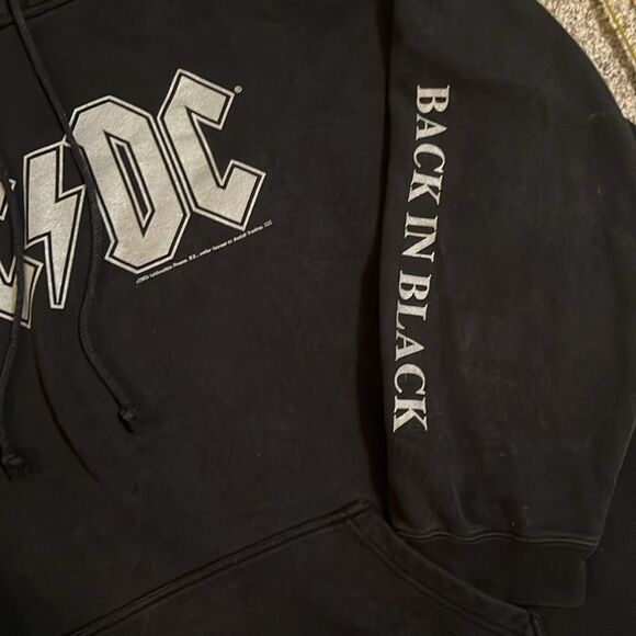 AC/DC 2005 Back in Black Aces in Eights Band Sweatshirt Hoodie Men’s Unisex XXL - Picture 11 of 11